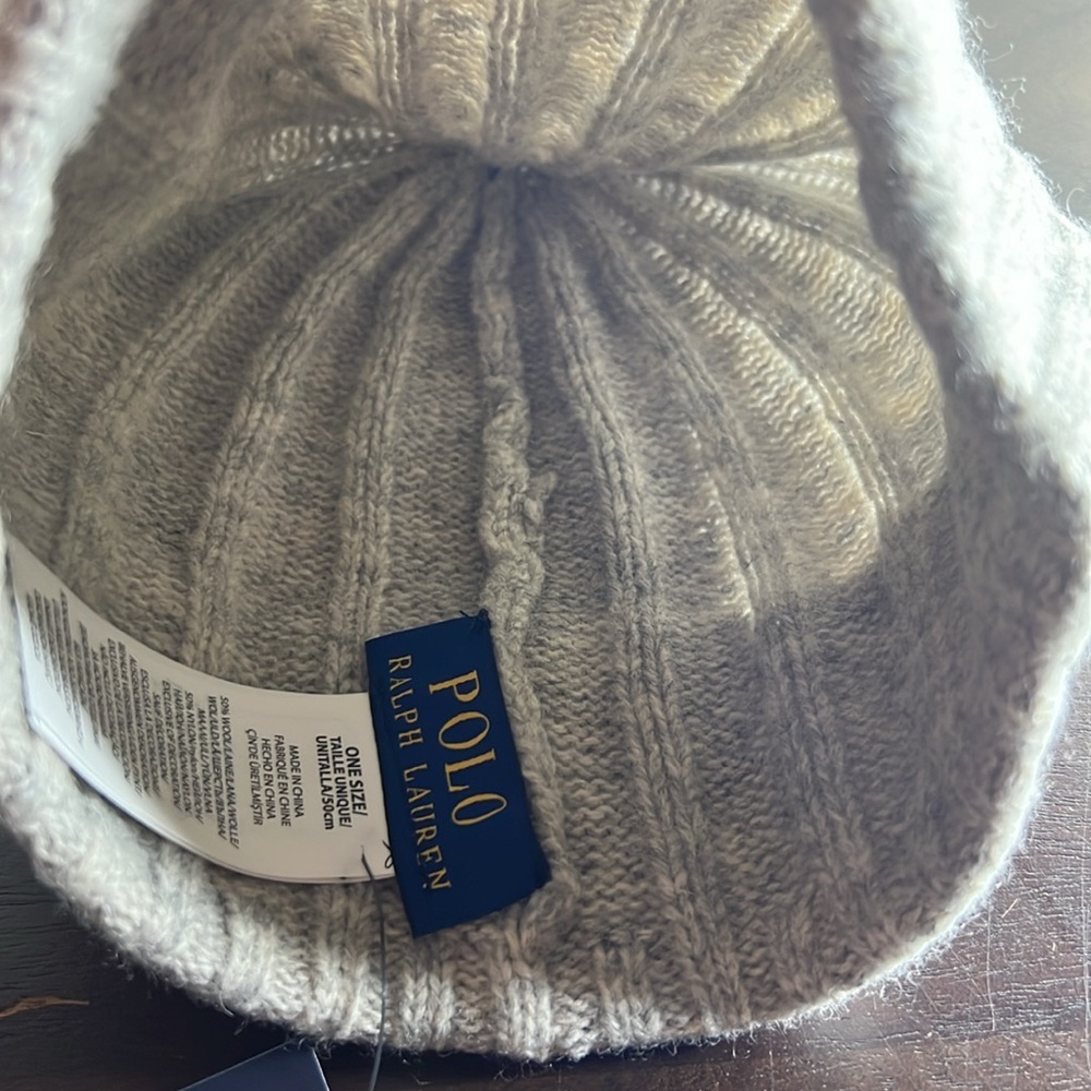 Polo Ralph Lauren Men's Signature Merino Cuffed Beanie - Picture 5 of 9